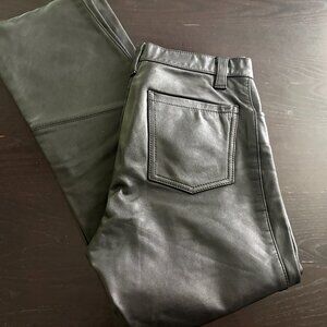 Vintage Bermans Heavy Duty Leather Pants Size 32 X 31